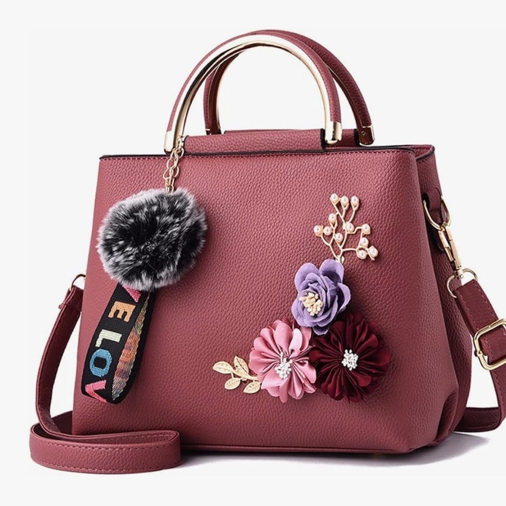Downupdown Women's Floral 3D Handbag